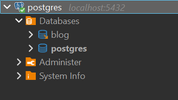Postgres in DBeaver